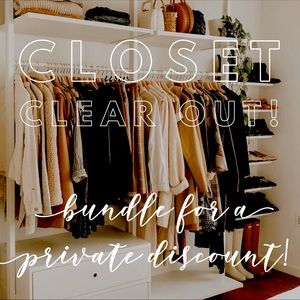 SALE!! 🤩 CLOSET CLEAR OUT!!